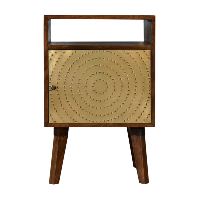 Turville 40cm W Solid Wood Bedside Table