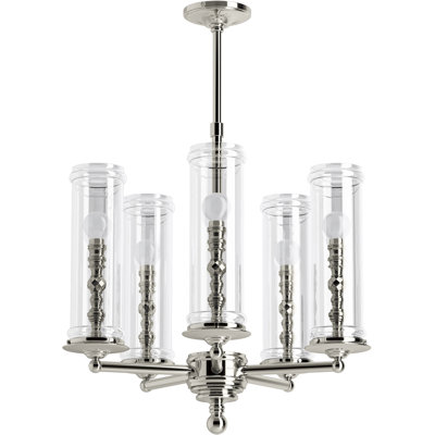 5 - Light Candle Style Chandelier
