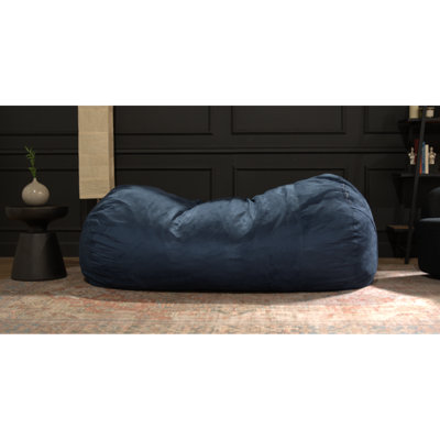 Fauteuil à billes cylindrique en suède de 6,5 pieds Marlin