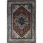 Wool Oriental Area Rug in Rust/Beige