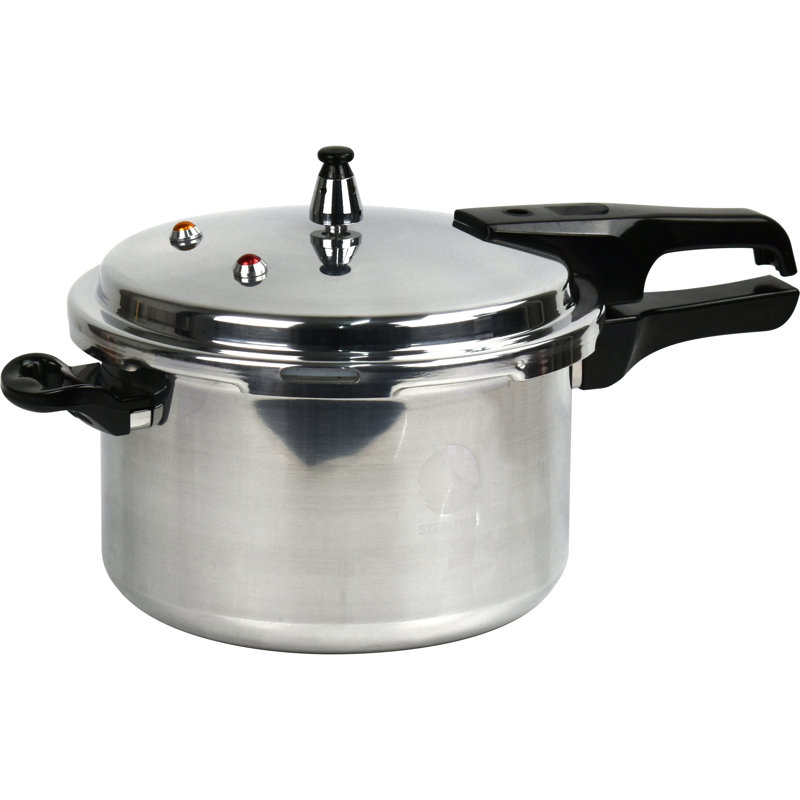 Professional Premium Aluminium Induction Pressure Cooker, 7.48cm H x 18.50cm W x 10.23cm D