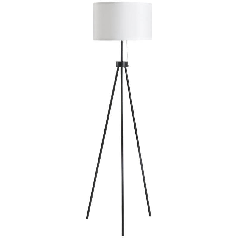 59.75" Tripod Floor Lamp, Black