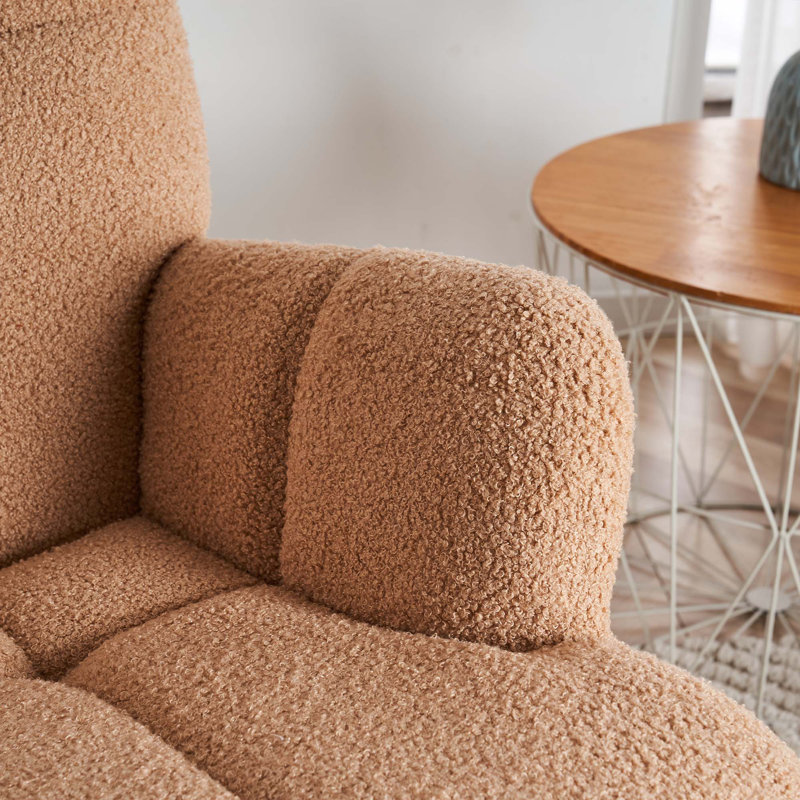 Chaise berçante Shuff, Brun