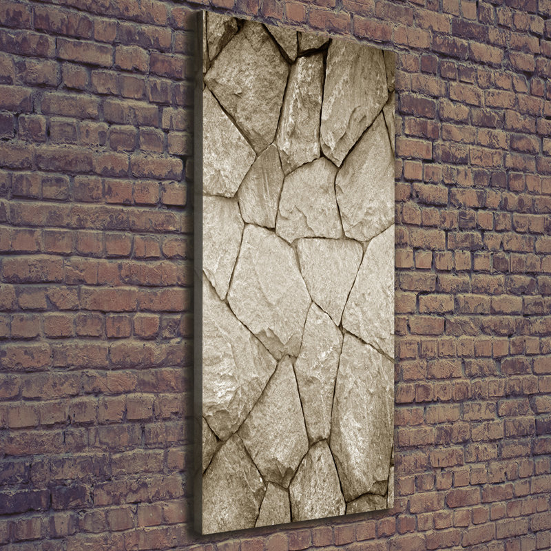 Stone Wall - Wrapped Canvas Print