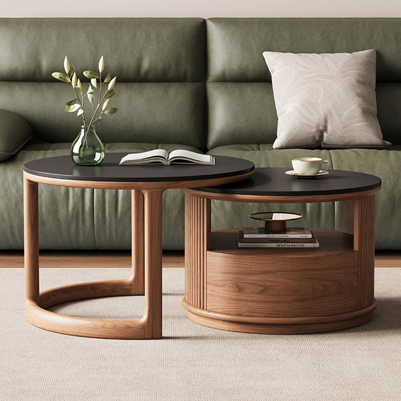Table basse Modern Modern, Noir, Brun