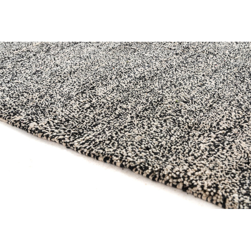 Tapis noir et blanc Nathaniel