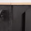 Îlot de cuisine 51,2 po à motif sergé rayé et texturé avec abattant, îlot de cuisine sur roulettes avec support de rangement interne, chariot de cuisine roulant avec porte-serviettes pour la cuisine, noir-361891313