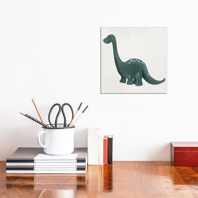 Brontosaurus 1 Piece Wrapped Canvas Wall Art