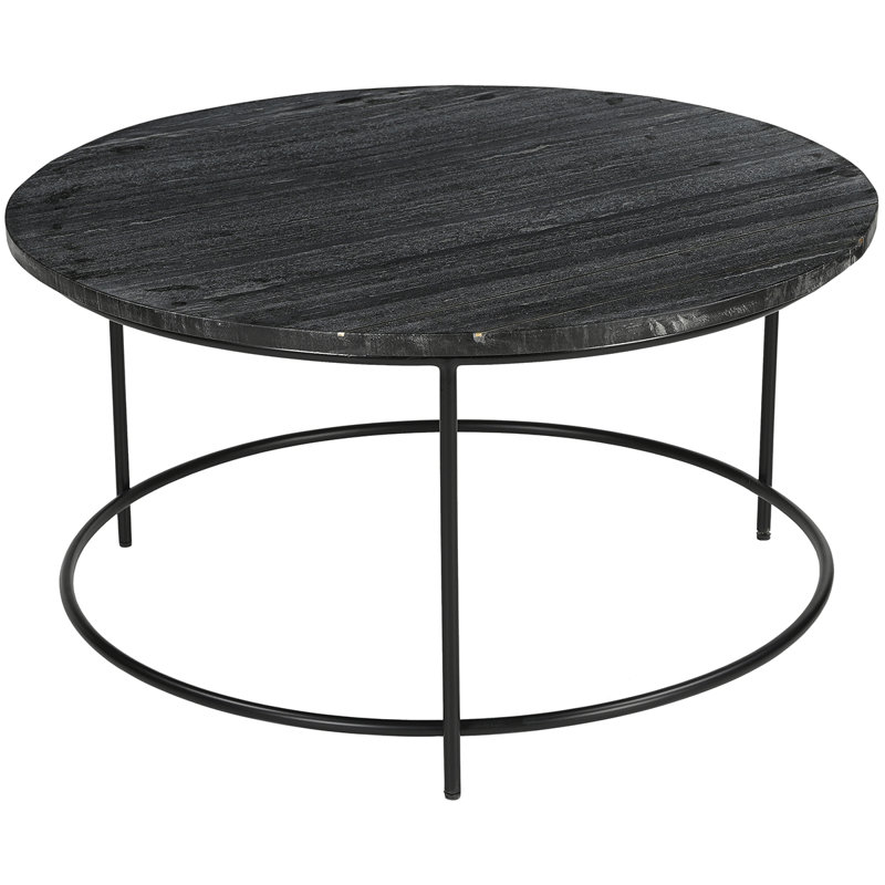 Anjanet Three Leg Coffee Table, Black, Grey