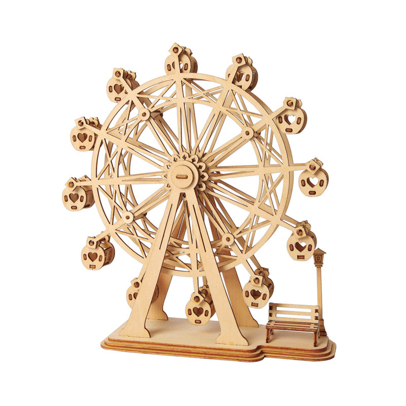 Casse-tête bricolage 3D - Grande roue - 120 pièces