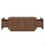 Table basse carrée 33,25 po à 4 tiroirs-1296819009