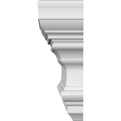Endurathane Seville Crosshead, 158" Bottom Width x 161 1/4" Top Width x 5 1/2"H x 1/2"P, Factory Primed