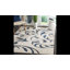 Diederich Abstract Cream/Blue Area Rug-22463387
