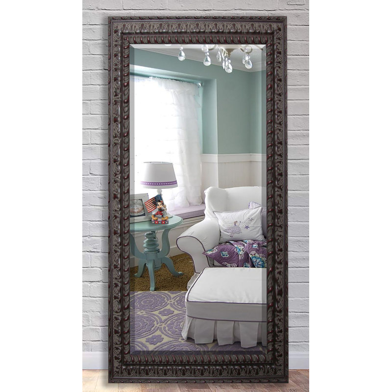 Solid Wood Flat Mirror, 71" H x 31" W