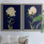 PRETTY AS A PEONY I - Ensemble de 2 reproductions de cadres photo sur toile-1201202720-1201202721