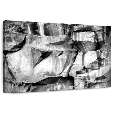 Alvord Greyscale Rock Formation