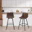 Upholstered Counter Stool with Metal Frame-61601233-135456942