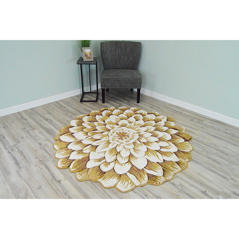 Rakhi Floral Indoor Rug, Novelty 5'3"