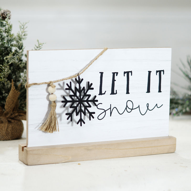 Let It Snow Sign