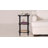 Nilla Round Solid Wood End Table with Genuine Marble Top-449615970