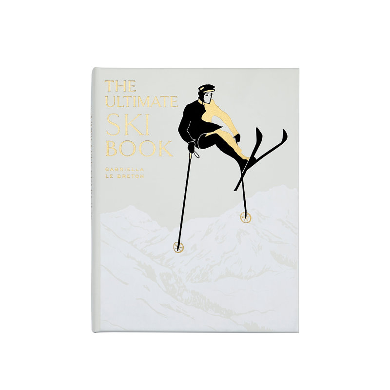 Graphic Image The Ultimate Ski Book, Coffee Table Book, Leather, Ivory