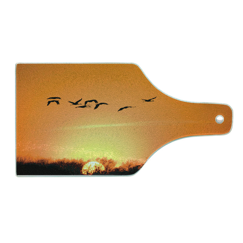 Planche à découper en verre trempé Ambesonne