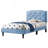 Stylish Twin Bed In Vibrant Blue
