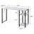 2-Shelf Rectangular Writing Desk-1125705609
