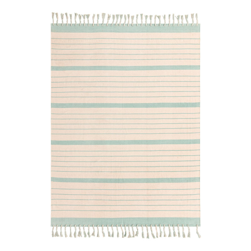 Yeadon Cotton Striped Indoor Rug