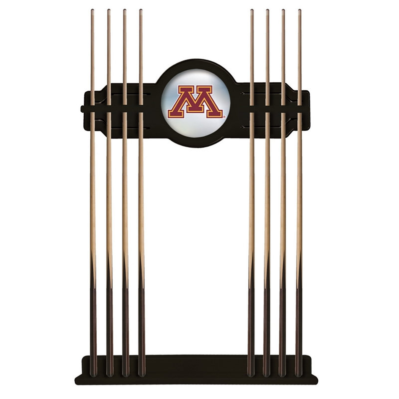 Porte-queues de billard NCAA, Noir, Golden Gophers du Minnesota