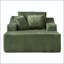 Chaise longue surdimensionnée avec porte-gobelets, 3 coussins et aucun assemblage requis-133932723