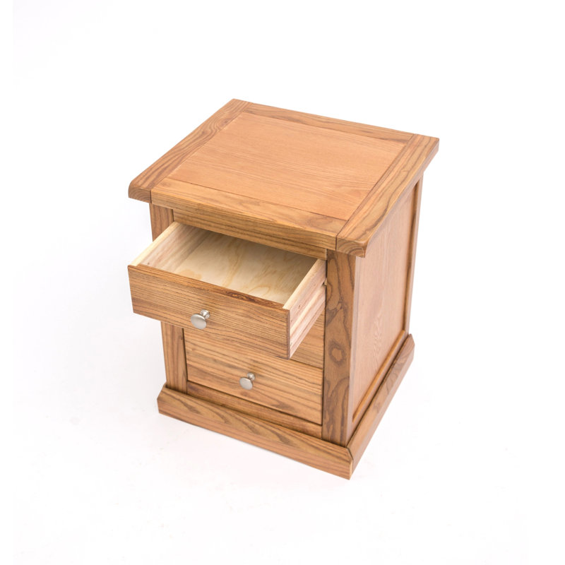 Roden 45cm W Solid + Manufactured Wood Bedside Table