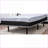 Twin XL Gray Upholstered Platform Bed Frame - Steel &amp; Plywood Construction, 1000lbs Capacity, Foldable Design-874593513