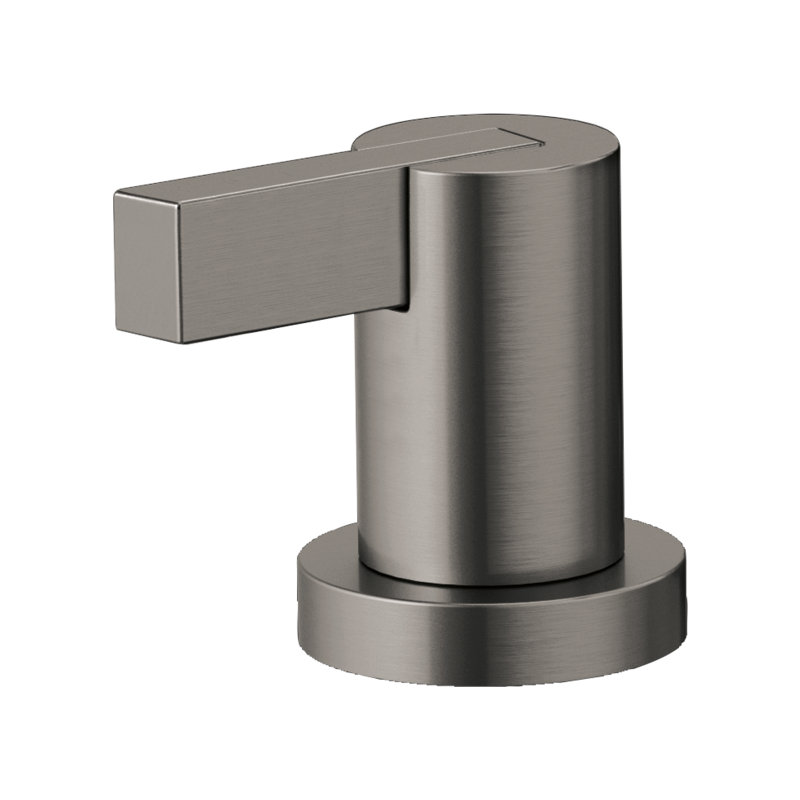 Litze® Roman Tub Faucet, Extended Lever, Luxe Steel
