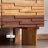 Modern Walnut Solid Wood Accent Cabinet