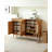 62.99" Brown Rectangular Solid Wood Shoe Storage