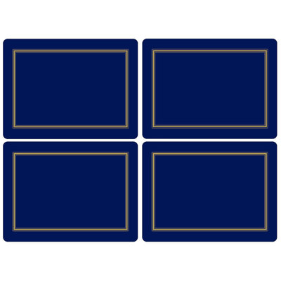 Portmeirion, Pimpernet, Placemats - Classic Black