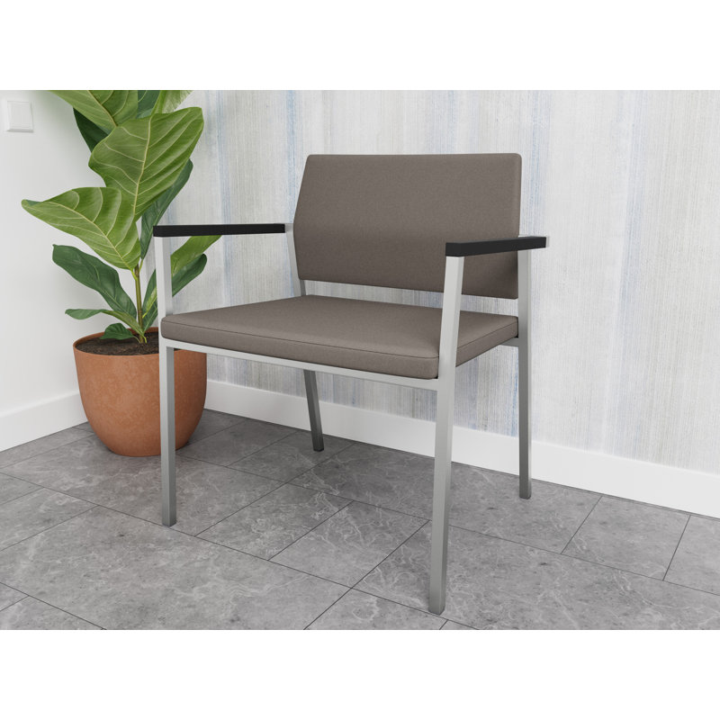 Fauteuil de réception Avon Rx, Vinyle Silvertex Météore, Argent