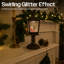 Snow Glitter Led Swirl Lantern