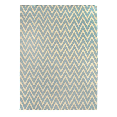 Wool Chevron Area Rug