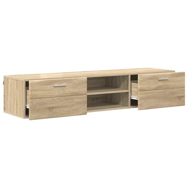 Unfinished TV Stand for TVs up to 65", Sonoma Oak