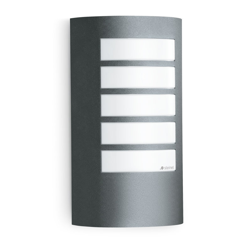 Outdoor Wall Light L 12 Anthracite No Sensor E27 Aluminium