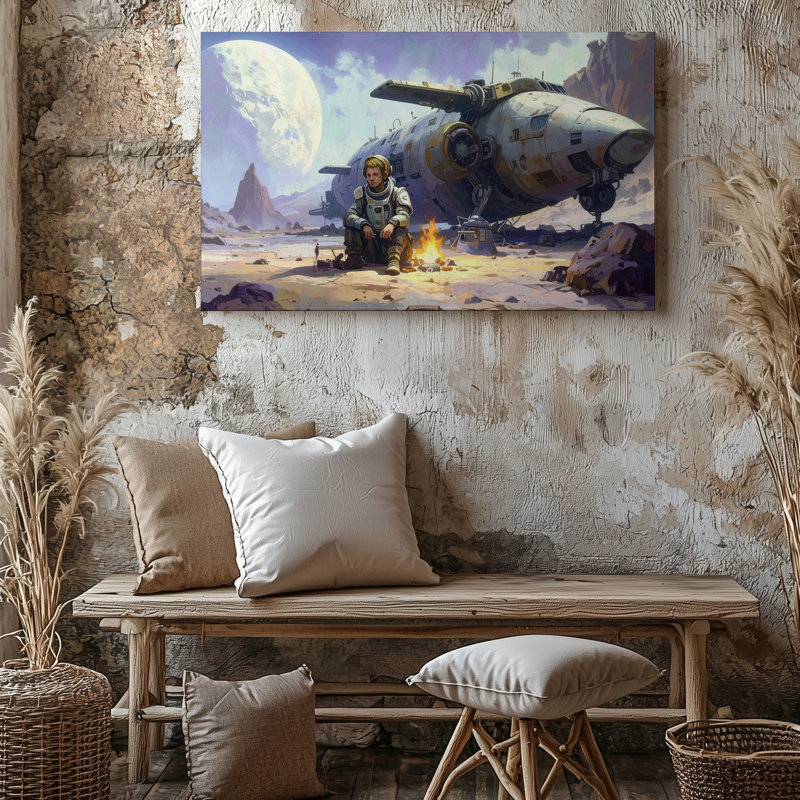 Art mural sur toile solitaire, H 18 po x l 24 po