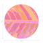 Sous-verres ronds en cuir tropical-119015384