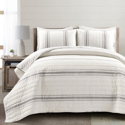 Fonti Cotton Striped Quilt