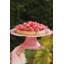 Cabbage Pink Cake Stand 12"