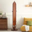 Miroir ovale en bois massif