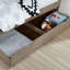 Full Size Trundle Bed In Transitional Style, Gray Wood Tone, Solid Rubber With Trundle, Warm Color, Construction