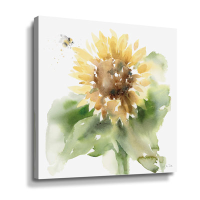 Tournesol prairie III - peinture sur toile
