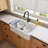 30 inch White Ceramic Farmhouse Kitchen Sink with Deep Apron Front and Undermount Installation